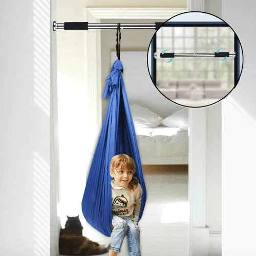 Suspension de porte pour balançoire thérapeutique (le plaisir de se balancer sans percer) – vue principale