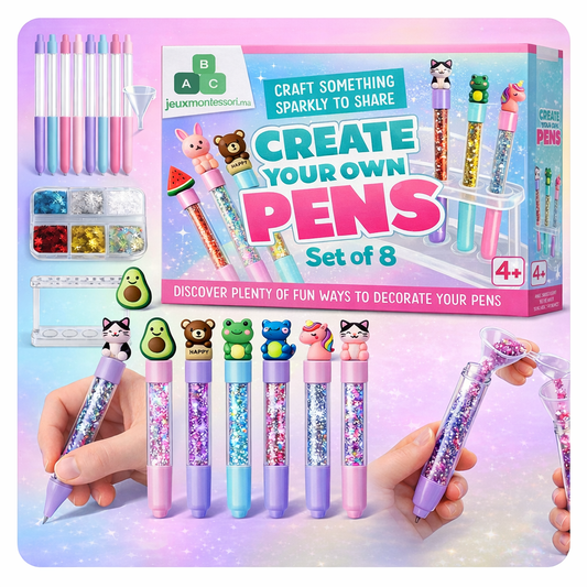 CréaStylos™ – Atelier Créatif Enfant Jeux Montessori