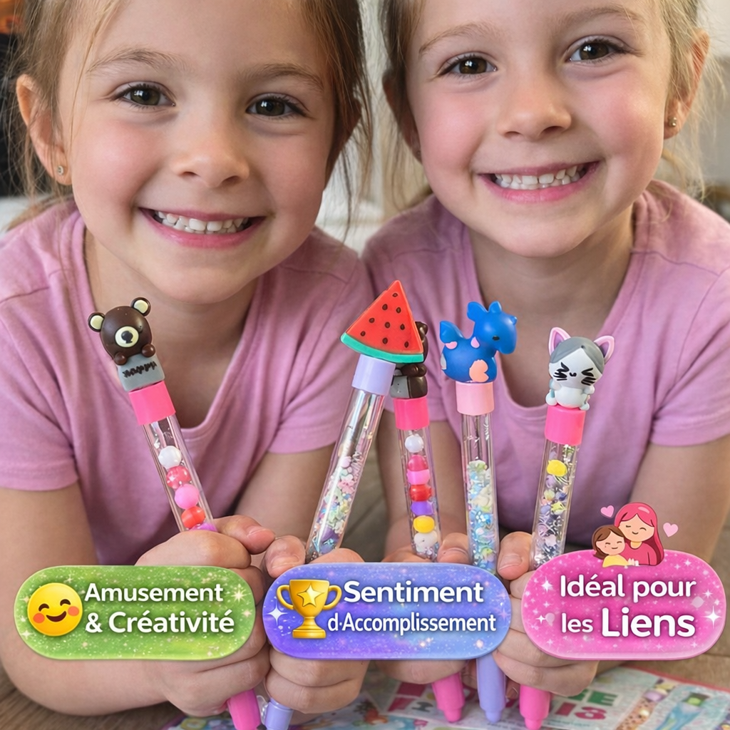 CréaStylos™ – Atelier Créatif Enfant Jeux Montessori
