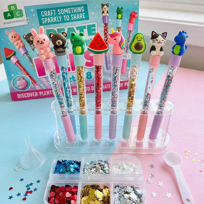 CréaStylos™ – Atelier Créatif Enfant Jeux Montessori