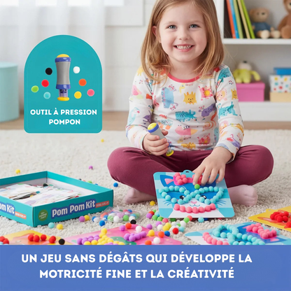 Kit Créa Pompons Magiques™ Jeux Montessori