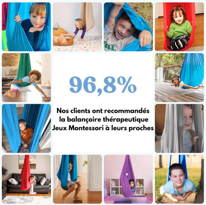 Balançoire sensorielle pédagogique pour enfants - Jeux Montessori