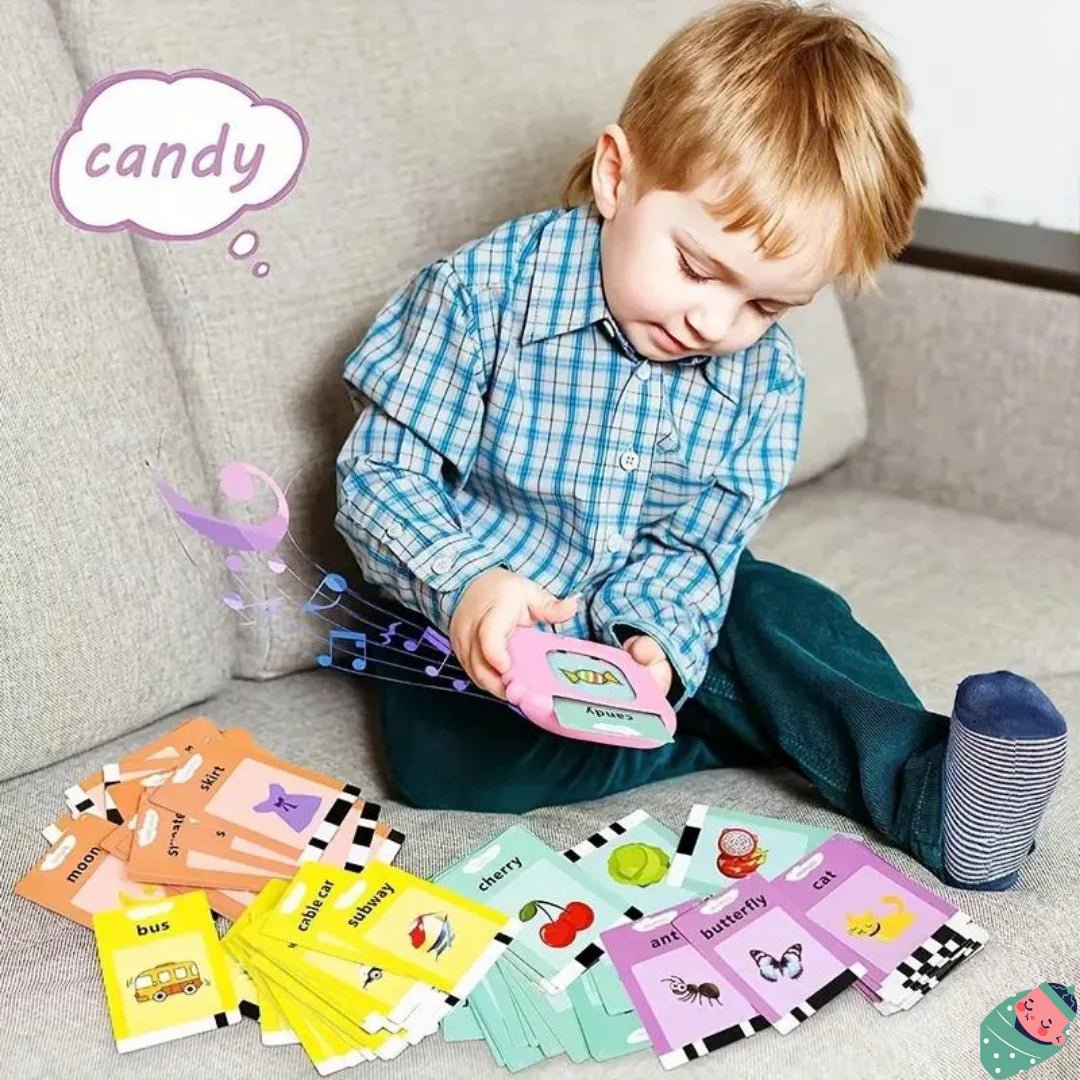 VOCABOX | LECTEUR DE CARTES ÉDUCATIF Français - Anglais - Jeux Montessori