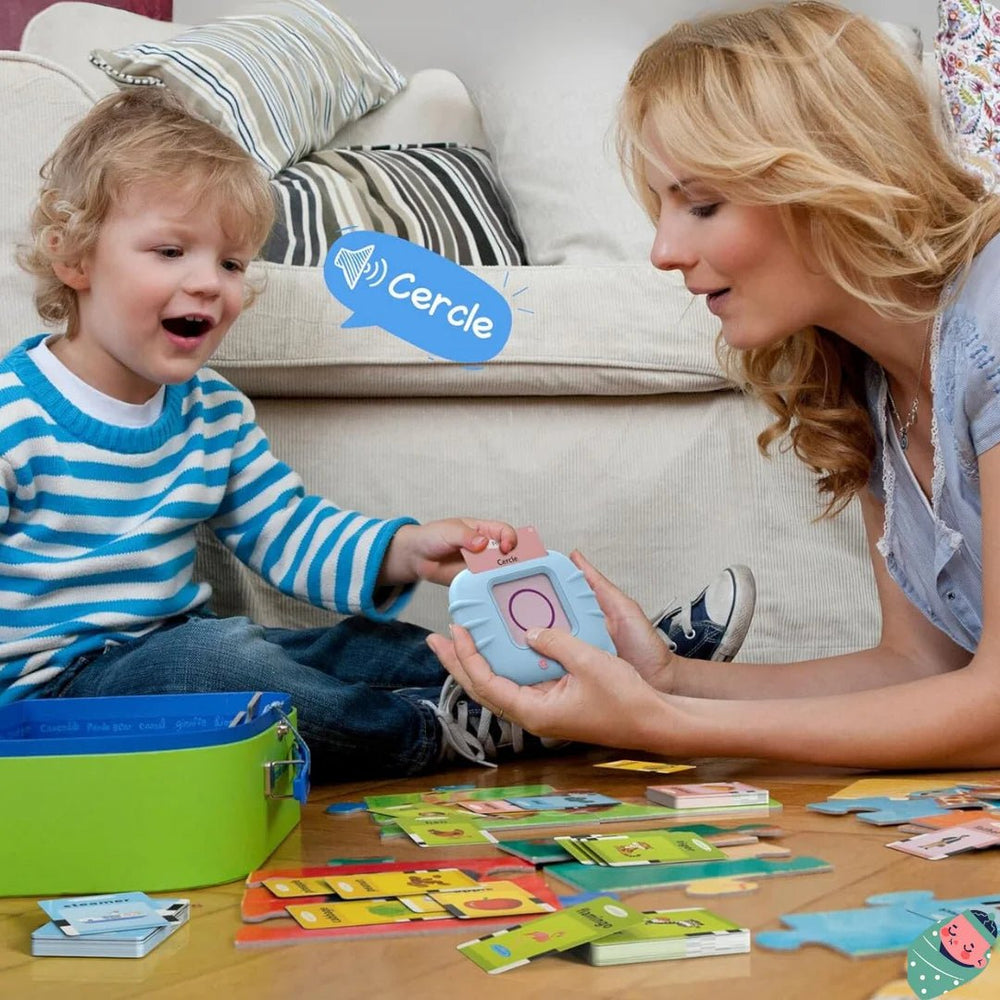 VOCABOX | LECTEUR DE CARTES ÉDUCATIF Français - Anglais - Jeux Montessori